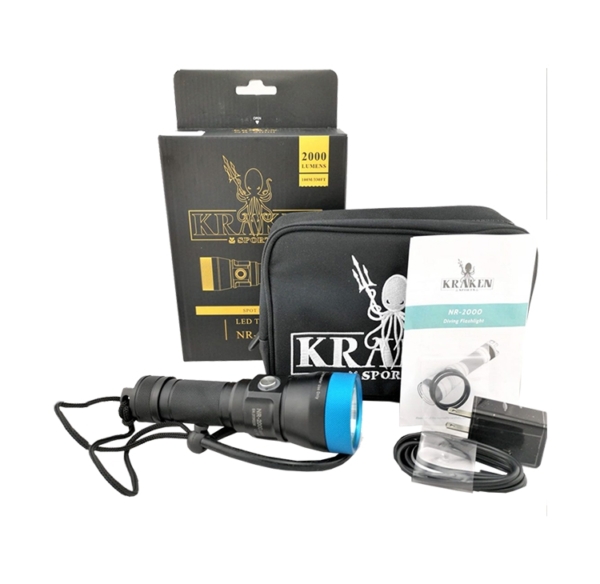 NR1500 Zoom Kraken Sports Dive lights Kraken Sports