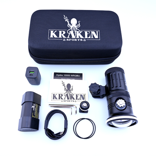 Kraken Sports Hydra 10000 WRGBU full kit view